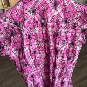 Womens shirt sleeve Wrangler Rock 47 button down